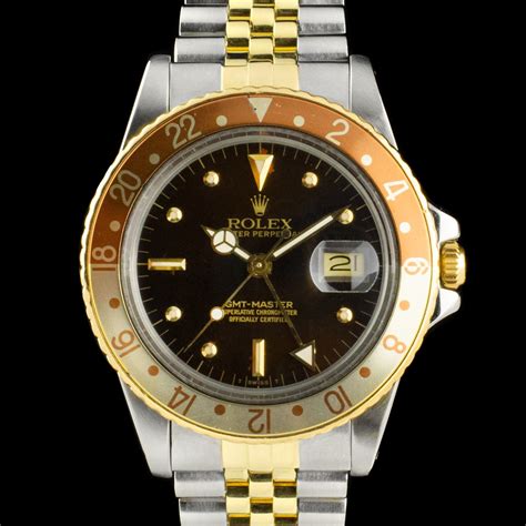 rolex 16753 root beer dial|rolex gmt root beer.